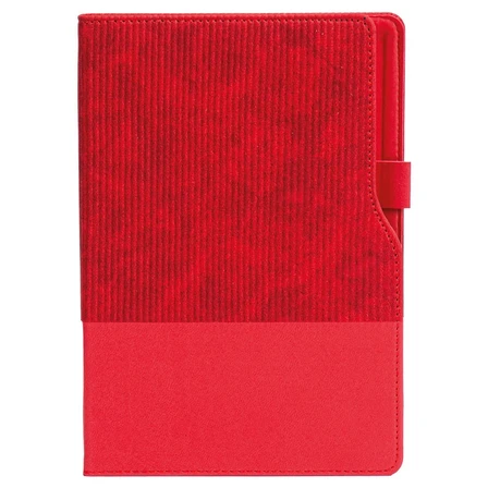 Yumuşak Deri Defter 14,5x21 cm - DFT1014 Ivory