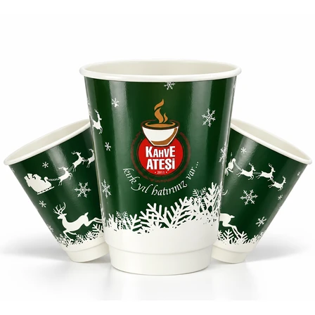 14 Oz Double Wall Karton Bardak