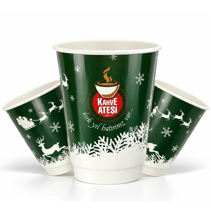 14 Oz Double Wall Karton Bardak