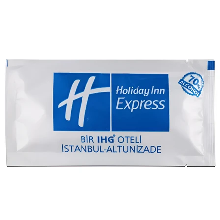 Tekli Islak Mendil 7x12 cm (Flexo Baskı)