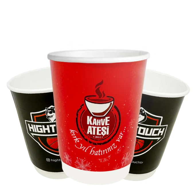 8 Oz Double Wall Karton Bardak