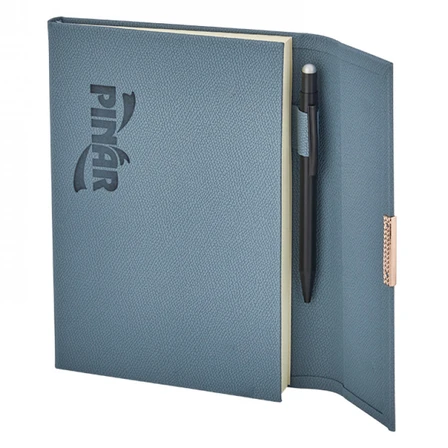 Deri Defter 15x21 cm - DFT2429 Ivory