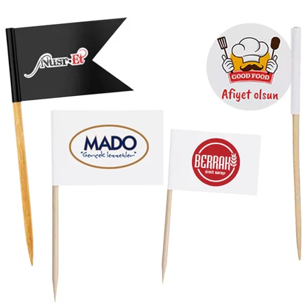 Baskılı Kürdan Bayrak