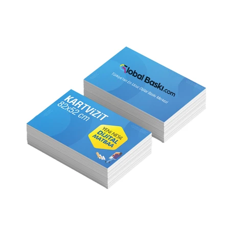 Kartvizit - 350 gr. Mat Kuşe / Selefonlu