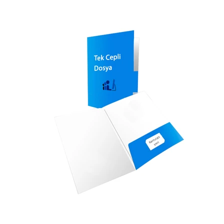 Tek Cepli Karton Dosya