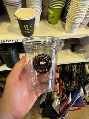 12 Oz Plastik Bardak ( Kalın Gramaj ) Örnek Çalışmaları