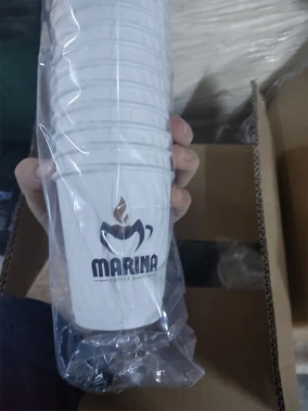 8 Oz Kabartmalı Double Wall Karton Bardak Örnek Çalışmaları