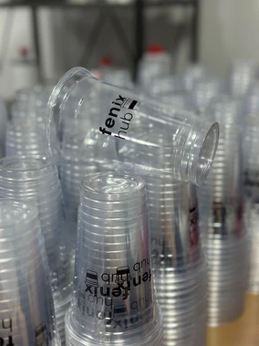 16 Oz Plastik Bardak ( Kalın Gramaj ) Örnek Çalışmaları