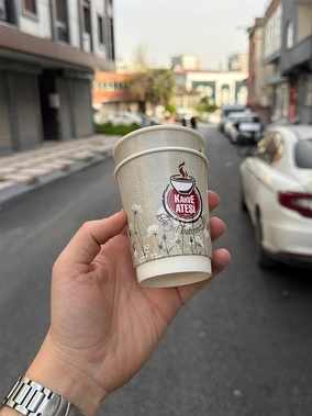 8 Oz Double Wall Karton Bardak Örnek Çalışmaları