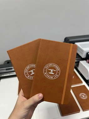 Termo Deri Defter 13x21 cm - DFT1002 Ivory Örnek Çalışmaları